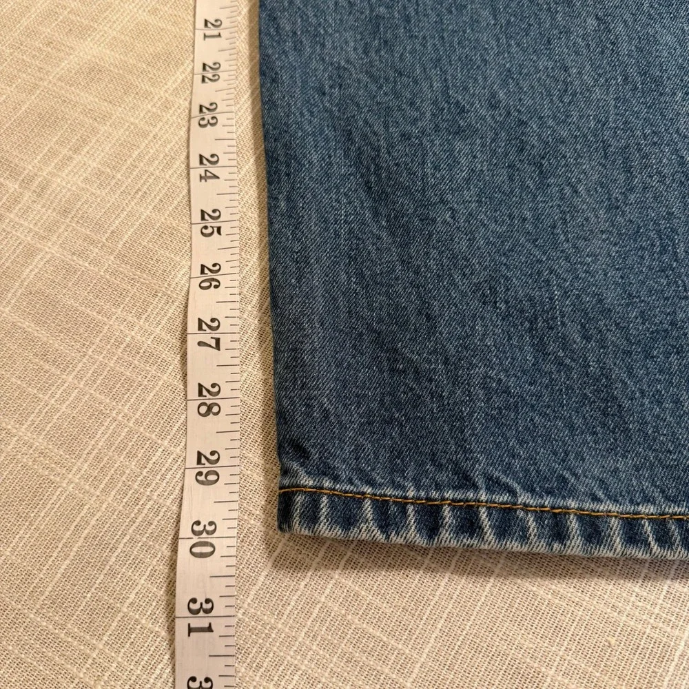 Levis 550 Relaxed Fit Tapered Leg Blue Jeans Mens 40x30 Medium Wash Cotton